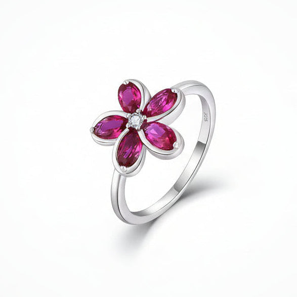 Pink Flower Ring