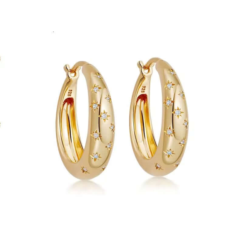 Start Hoop Earrings