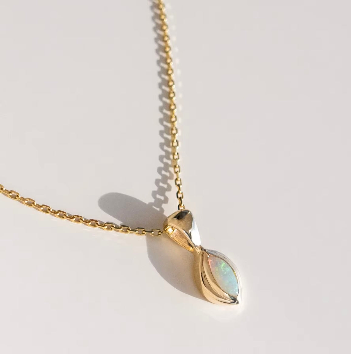 Opal Pendant Necklace image 0