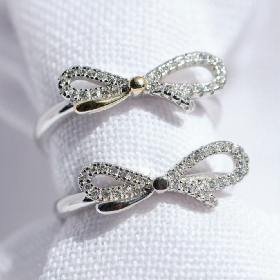 Bow Ribbon Earrings image 1