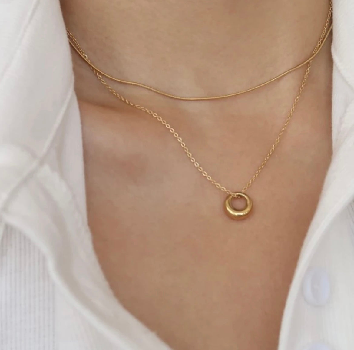 Geometric Round Pendant image 1