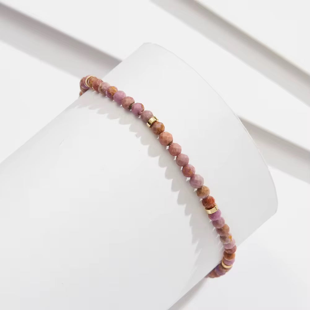 Purple Mica Anklet