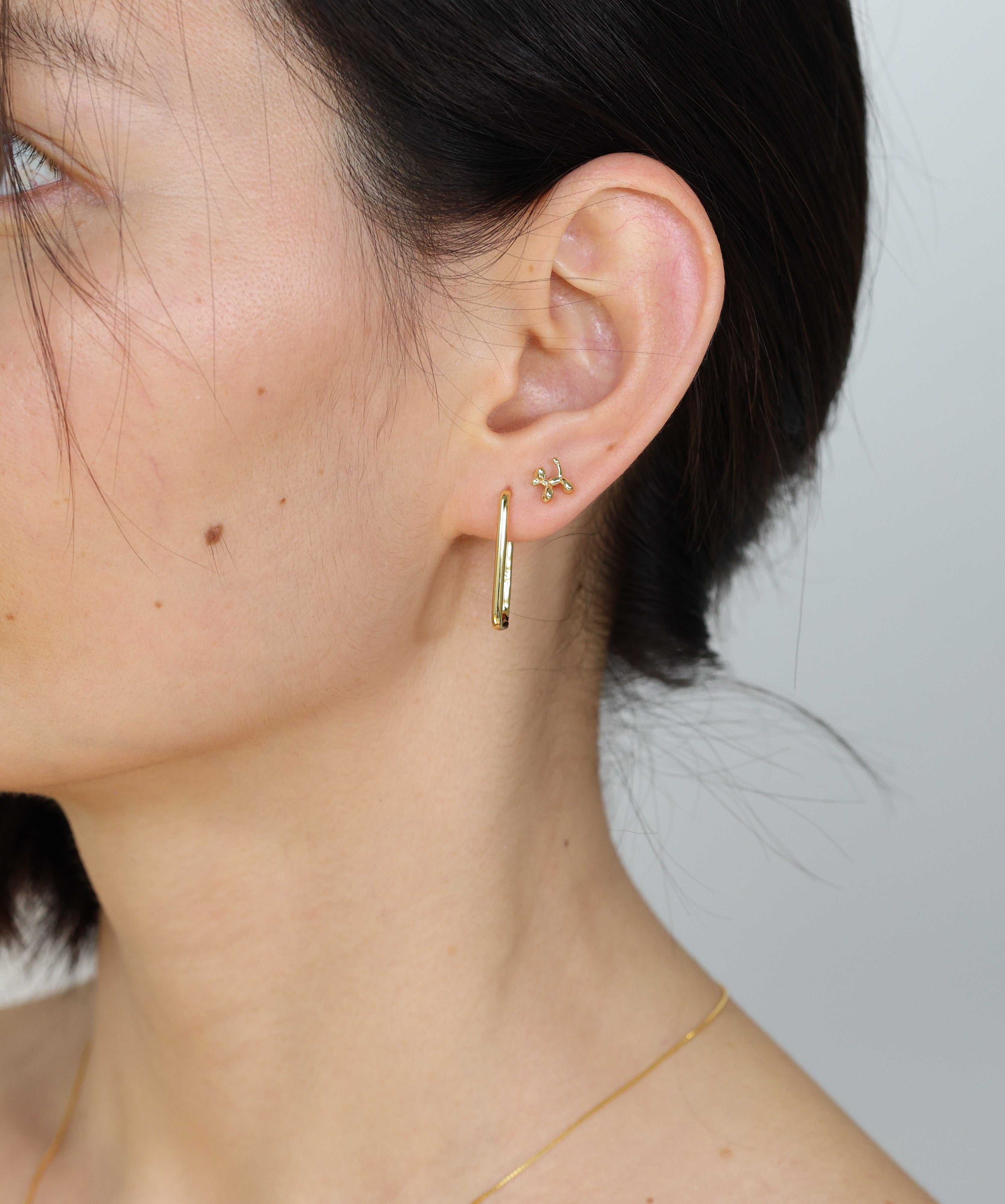 Tiny Balloon Dog Stud Earrings image 3