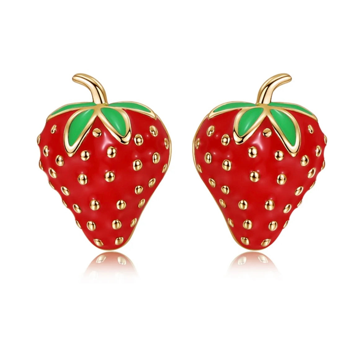 Strawberry Stud Earrings image 0