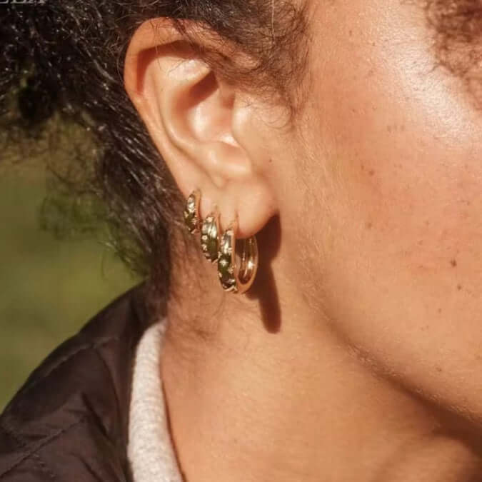 Start Hoop Earrings