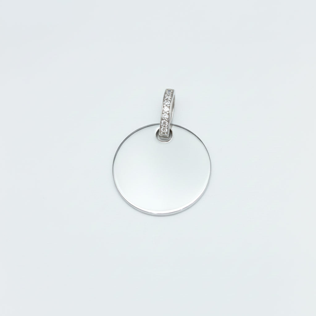 Engravable Disc Tag Pendant