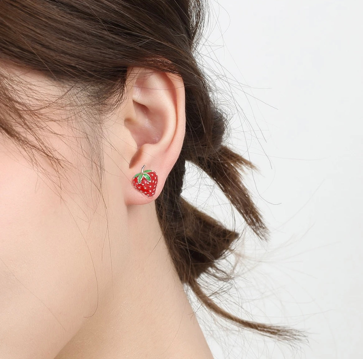 Strawberry Stud Earrings image 1