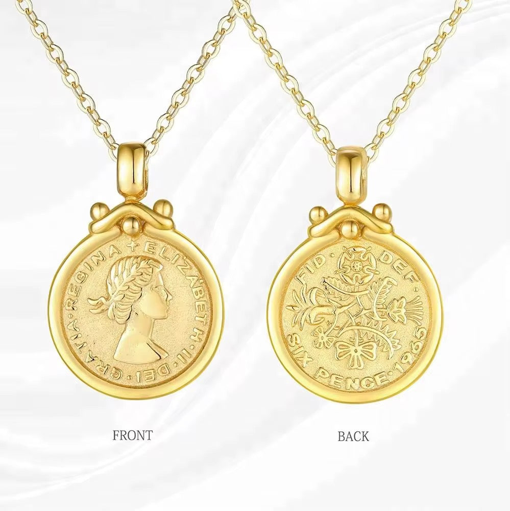 Coin Pendant Necklace image 2