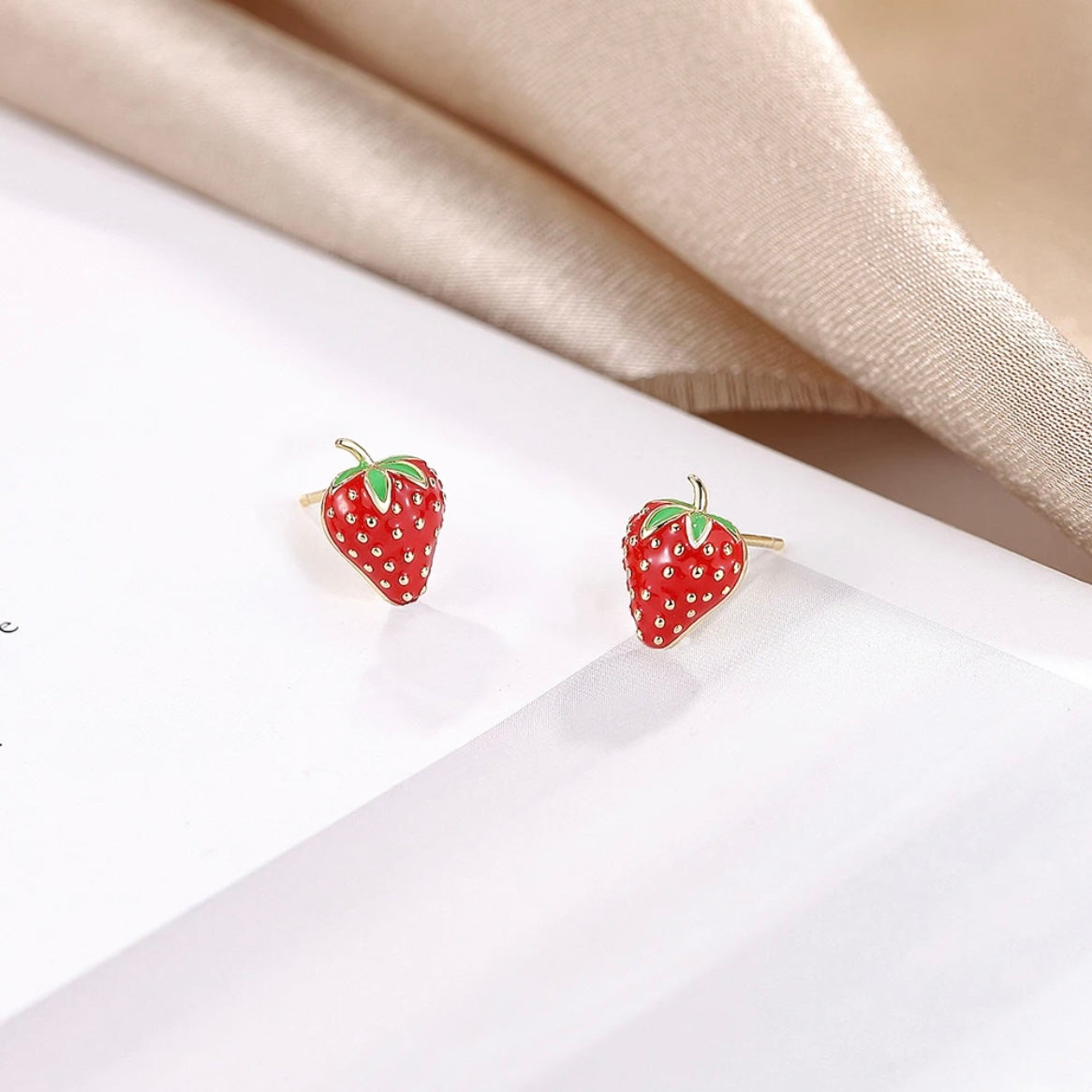 Strawberry Stud Earrings image 4