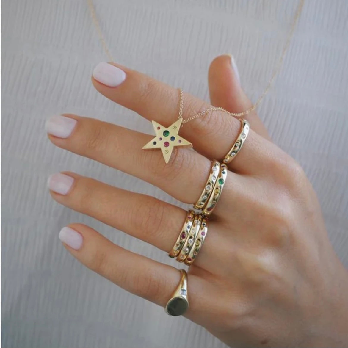 Multi Stones Ring image 1