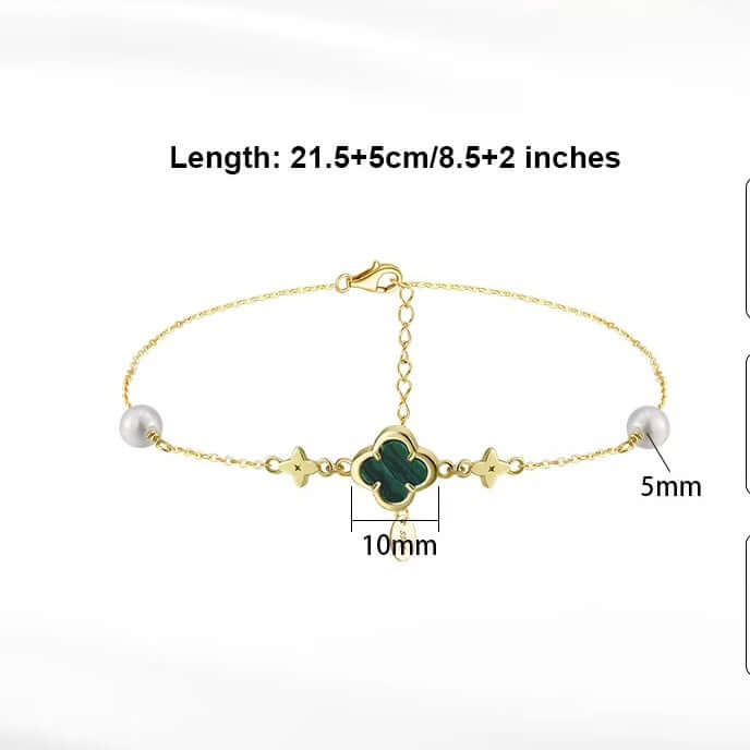 Malachite Anklet