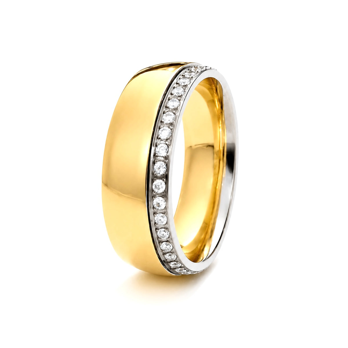 Two Tone Couples Ring — Women’s