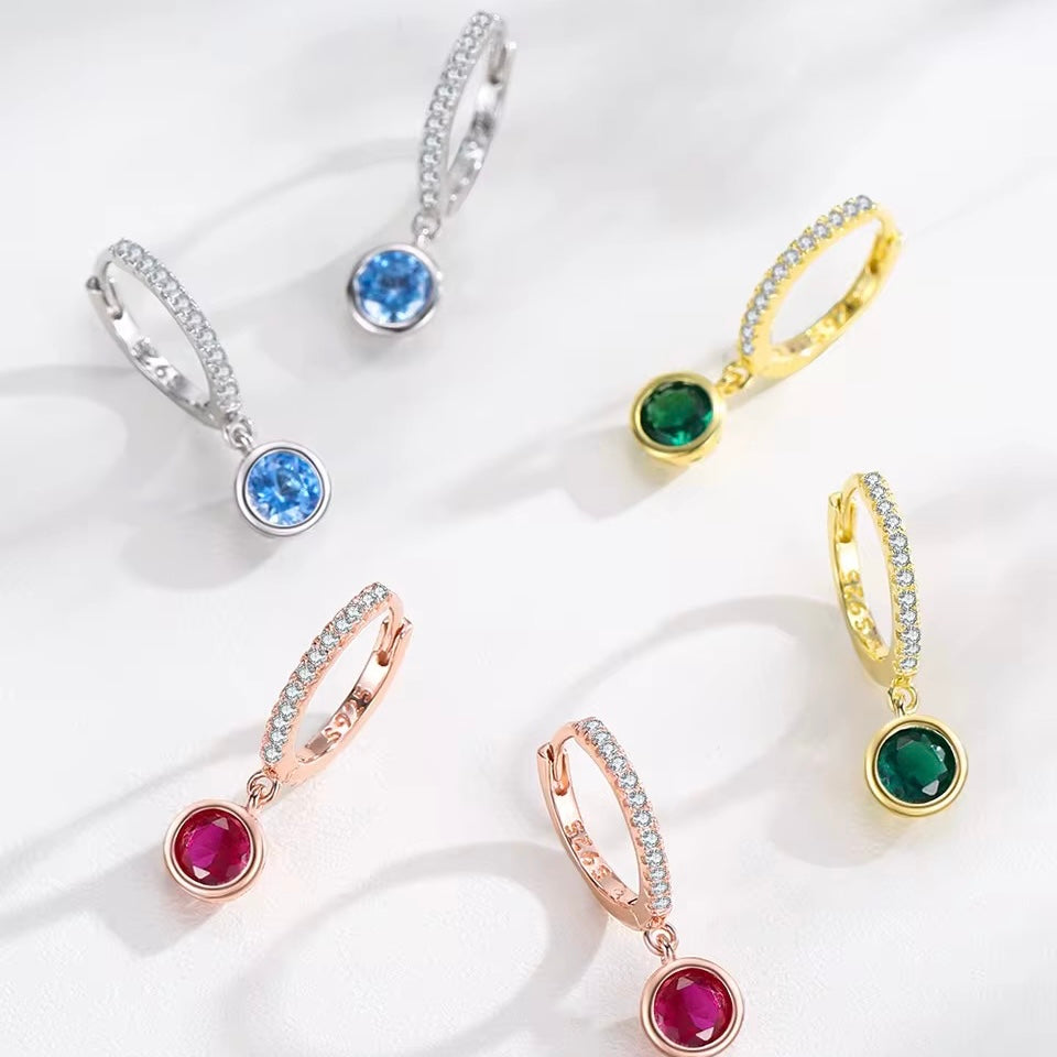 Cubic Zirconia Drop Earrings