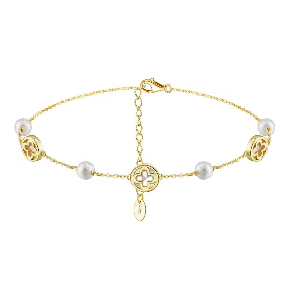 Shell Pearl anklet