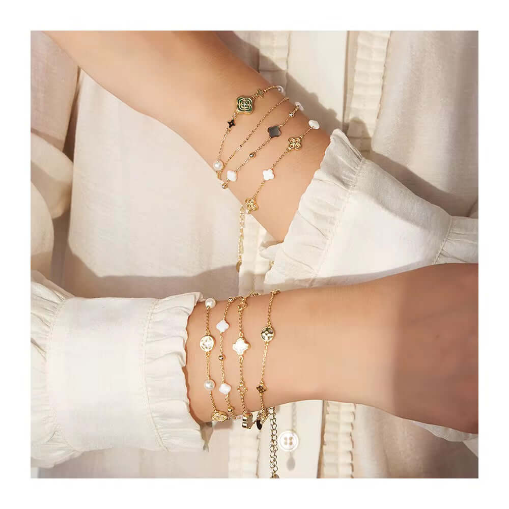 Malachite, Pearl, Shell Pearl