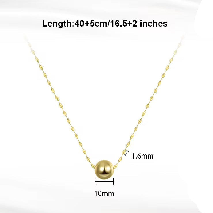 Ball 925 Sterling Silver Necklace
