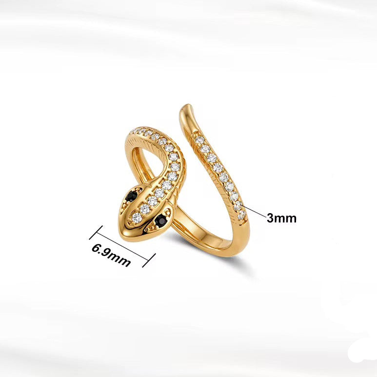 Snake Stainless Steel Ring