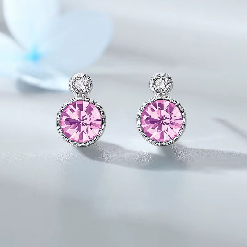 Swarovski Stud Earrings in Sterling Silver
