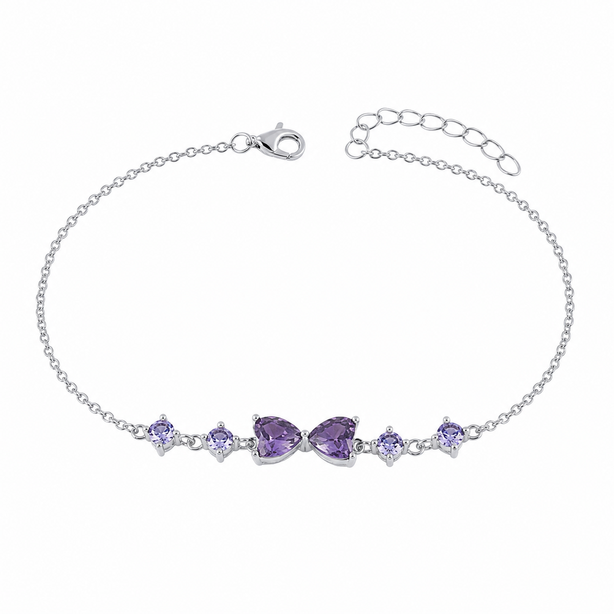 Bow Chain Bracelet – 925 Sterling Silver