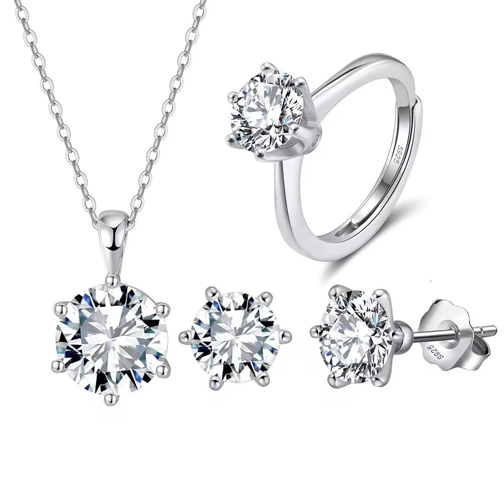 Cubic Zirconia Stud Earrings