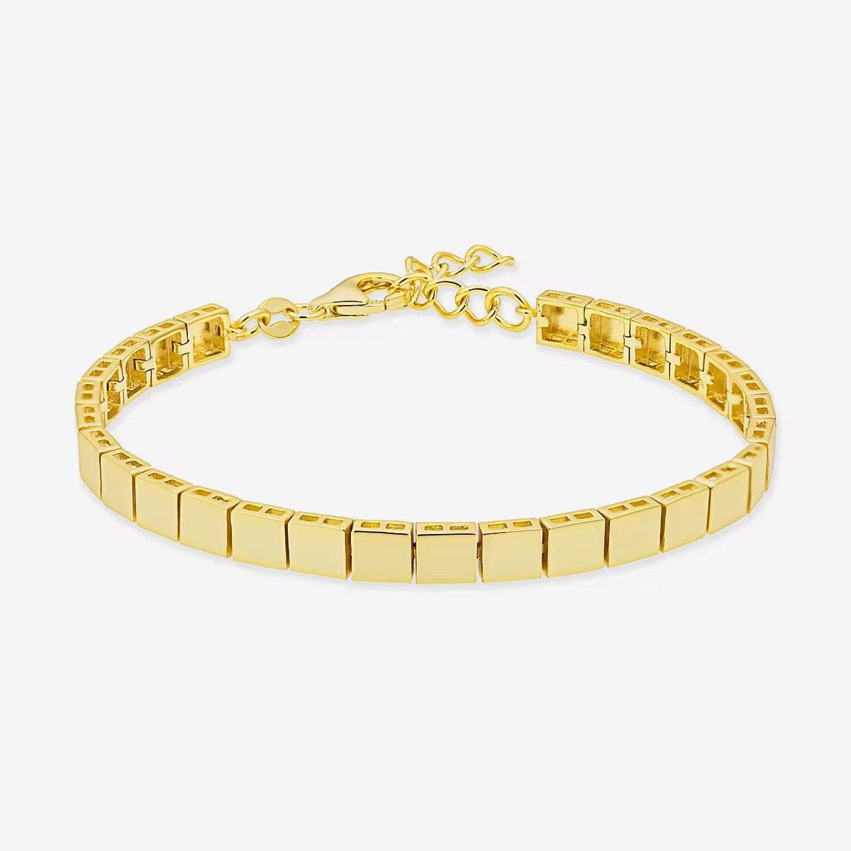 Chunky Plain Tennis Bracelet