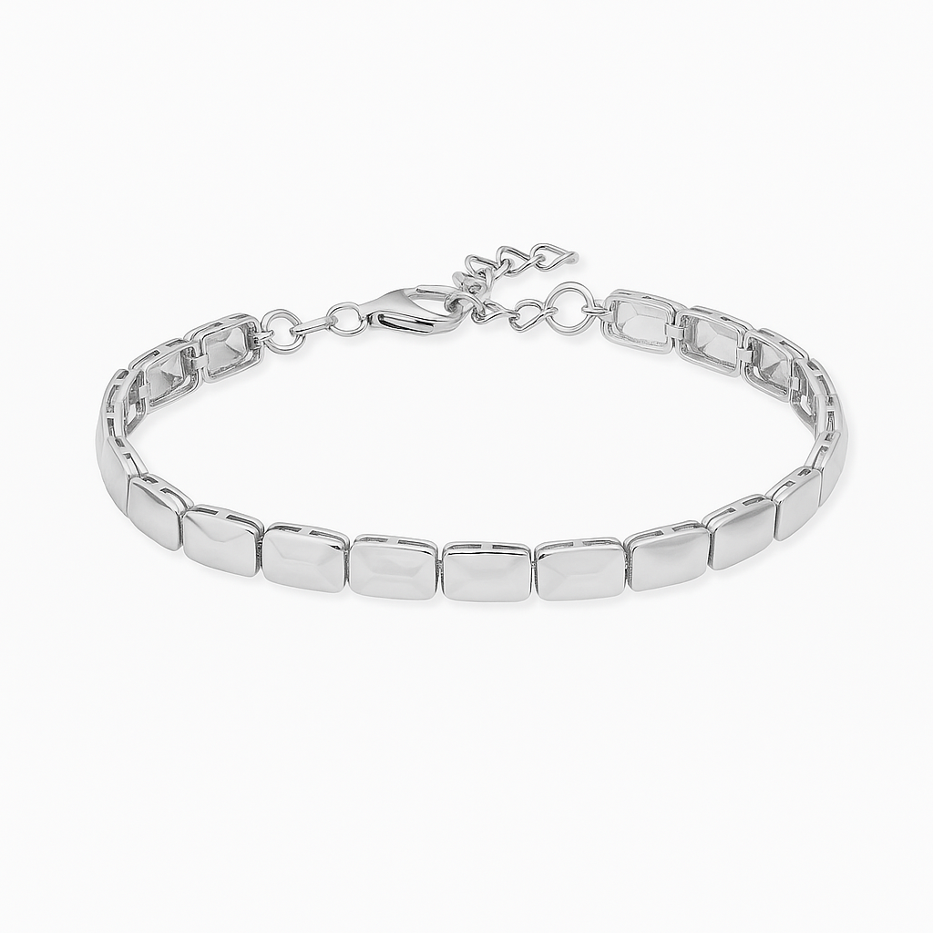 Chunky Plain Tennis Bracelet