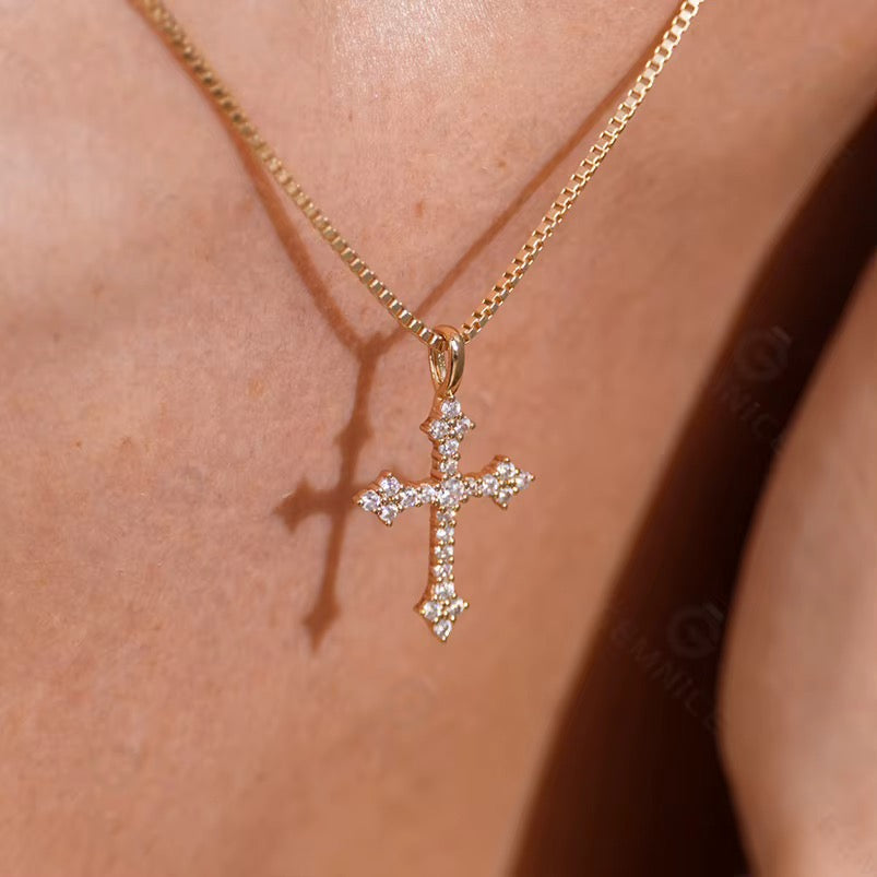 Cross Necklace - Sterling Silver