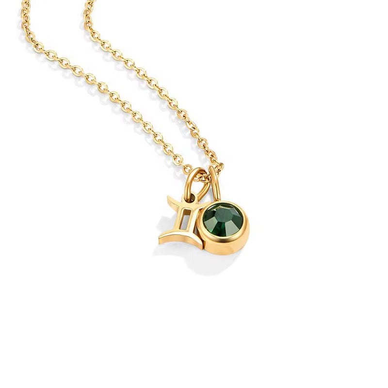 Zodiac Signs Necklace Sterling Silver