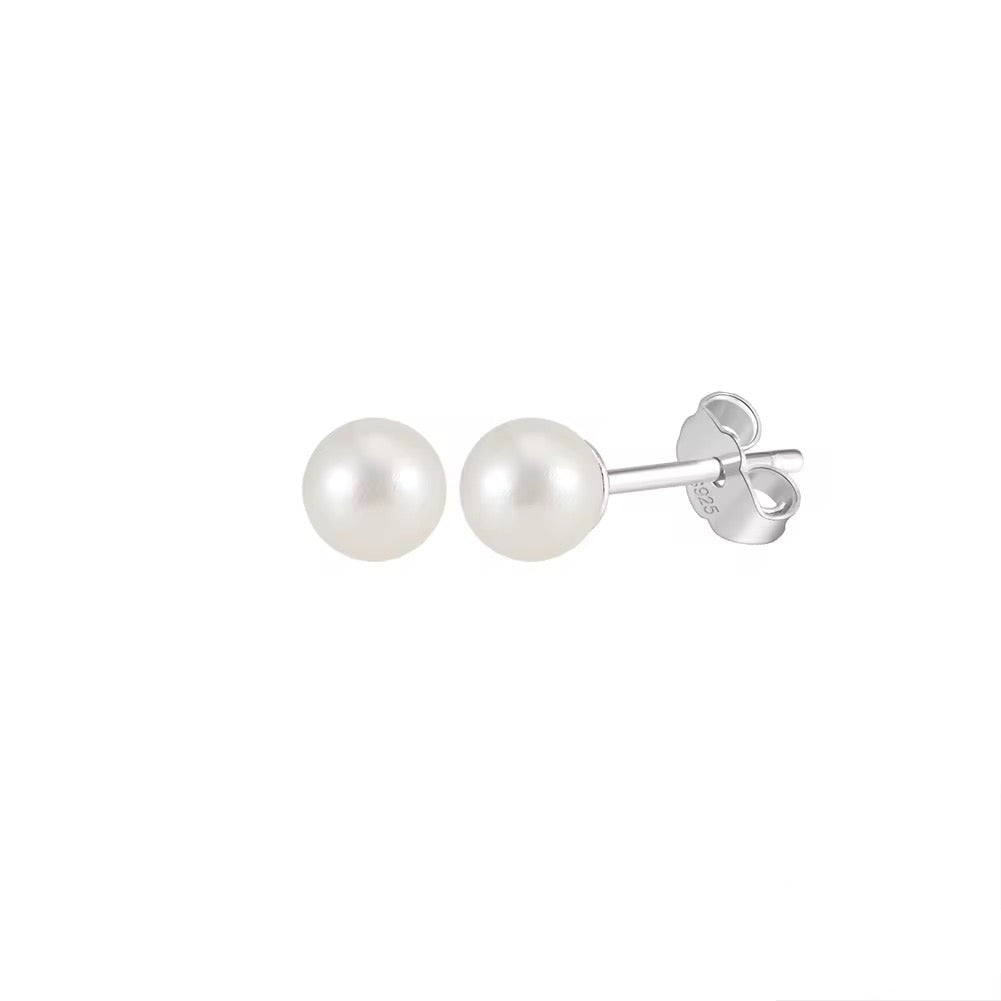 Pearl Stud Earrings