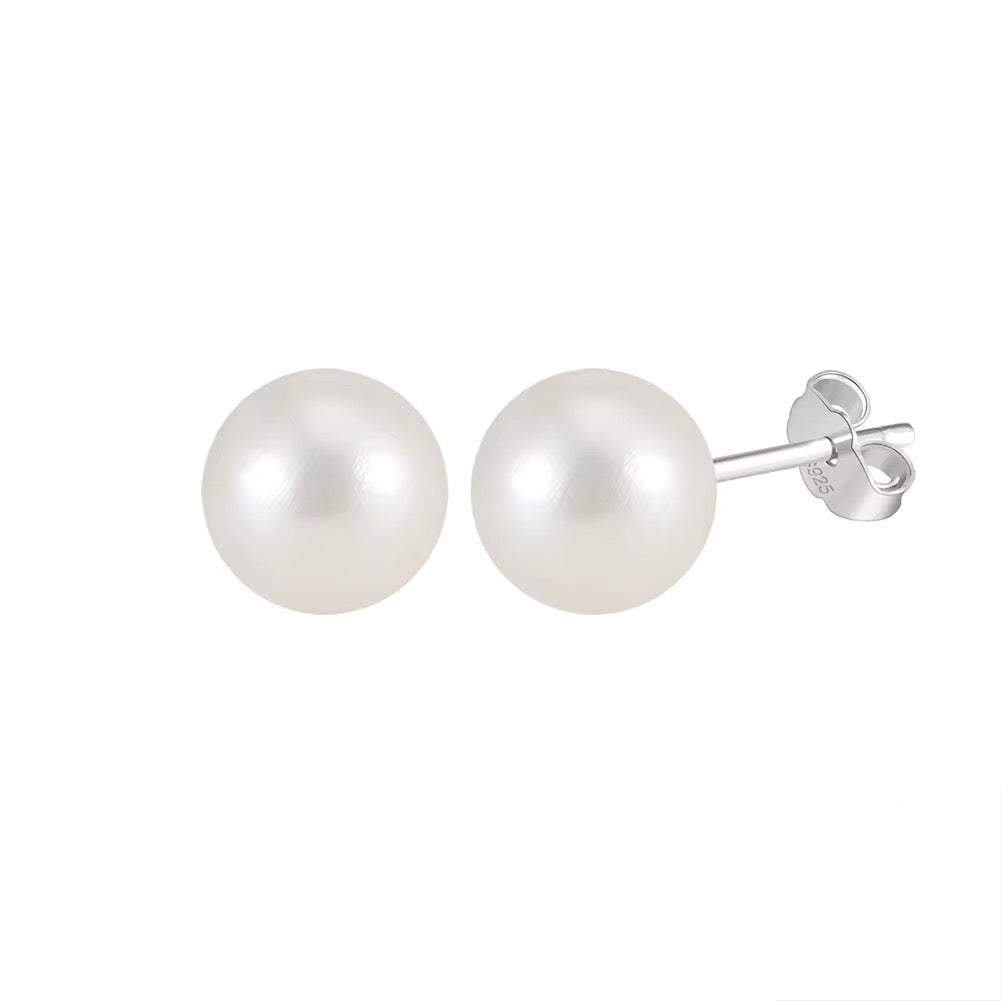 Pearl Stud Earrings