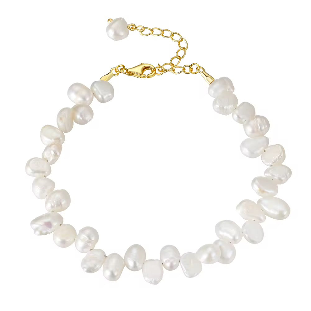 Irregular Shape Pearl Bracelet