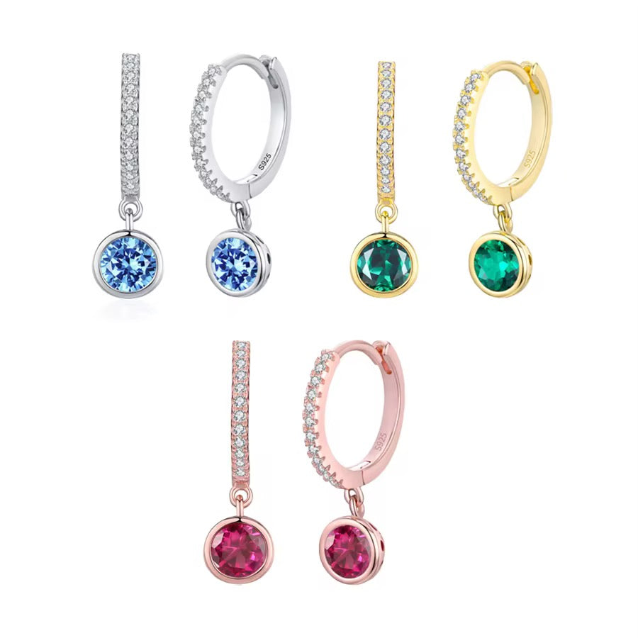 Cubic Zirconia Drop Earrings