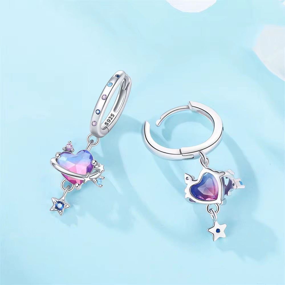 Heart & Star Earrings