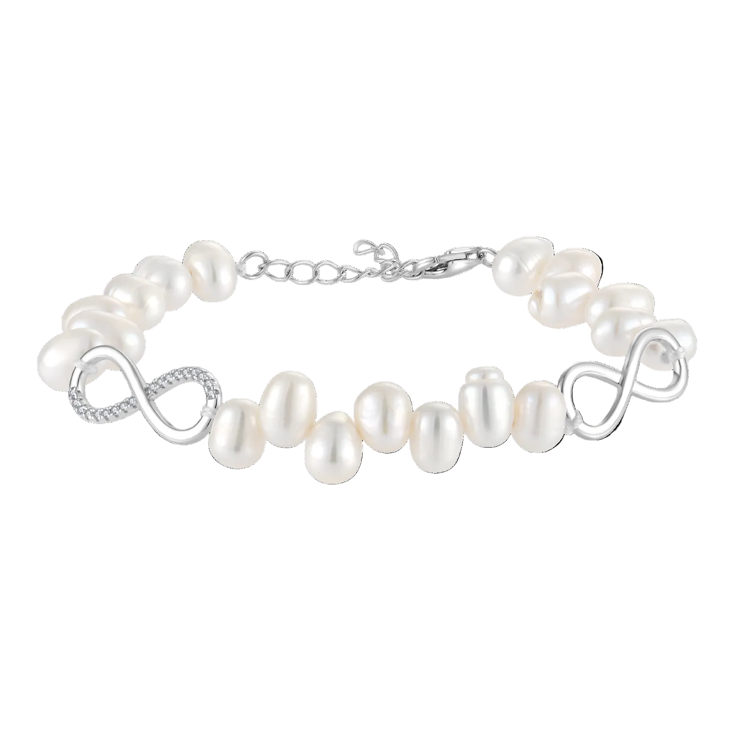 Infinity Pearl Bracelet