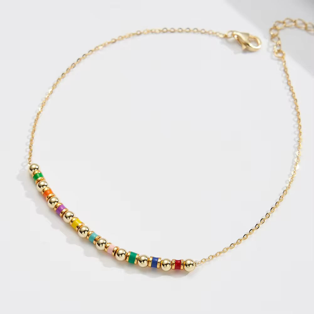 Rainbow Anklet