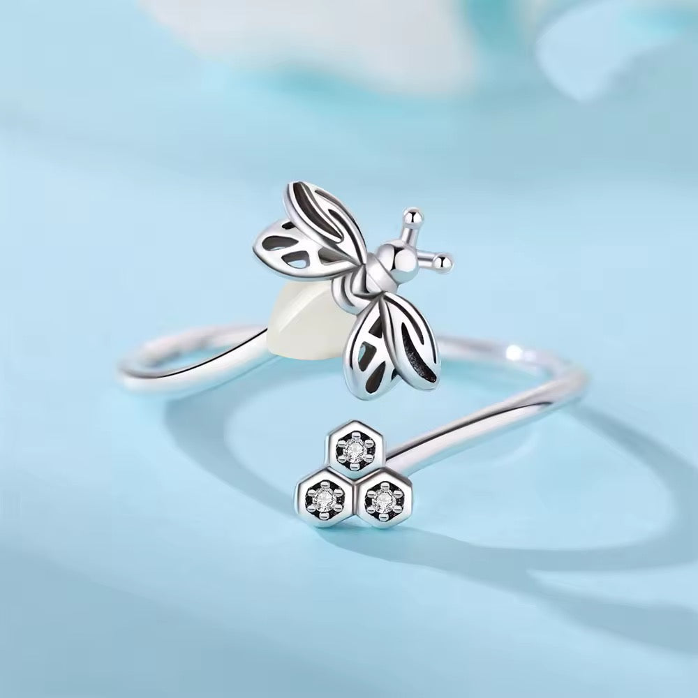 Glow in the dark Bee Ring
