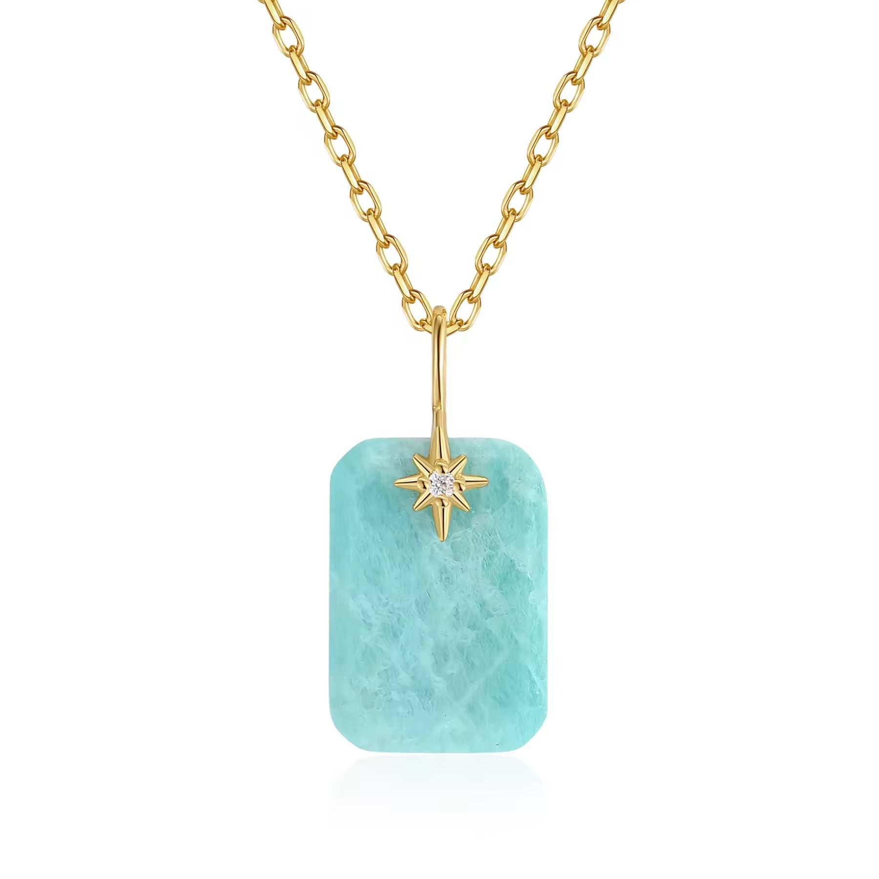 Amazonite Amulet Necklace