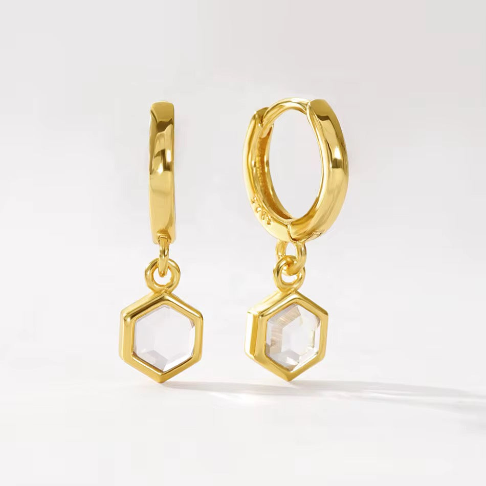 Birthstone Dangle Earrings