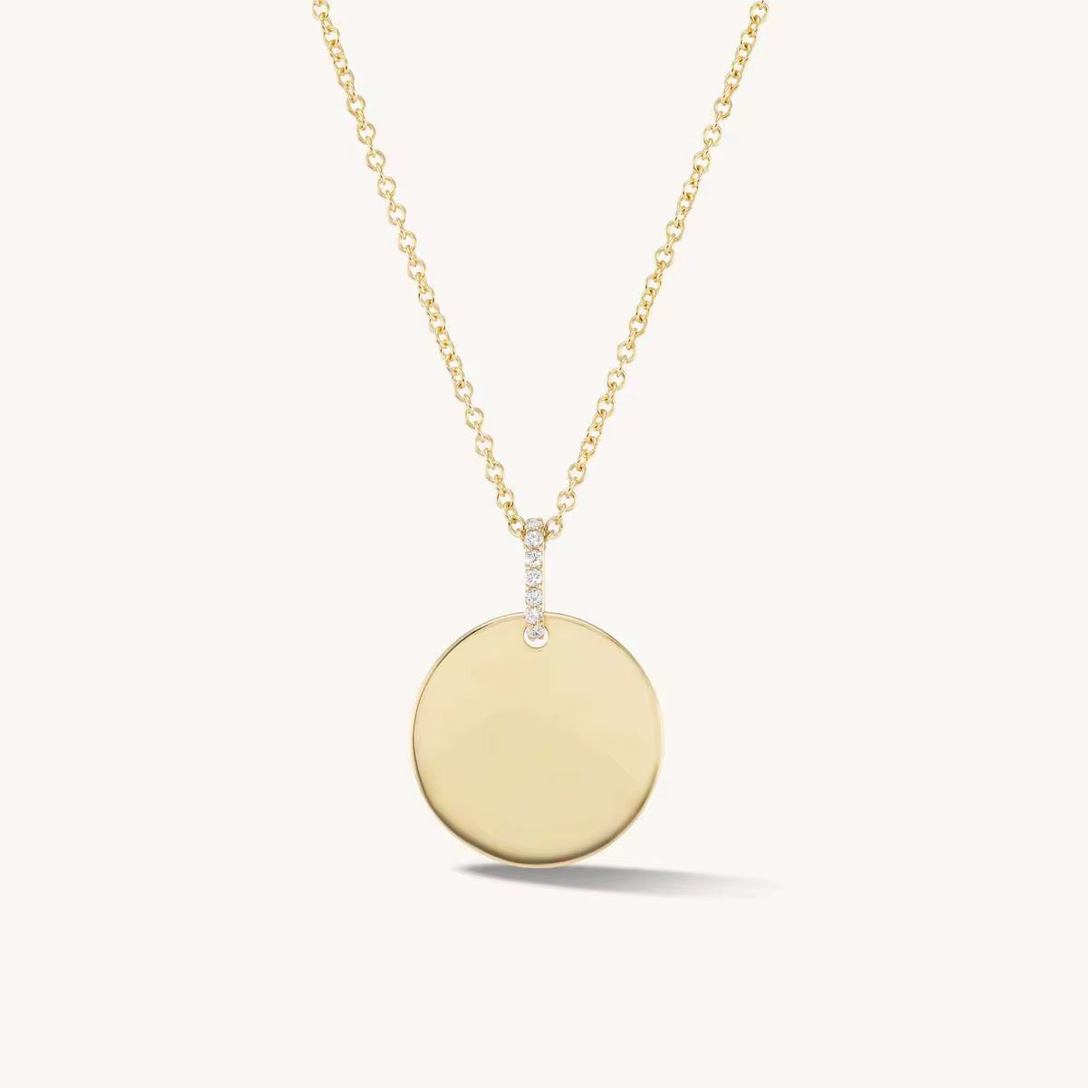 Engravable Disc Tag Pendant
