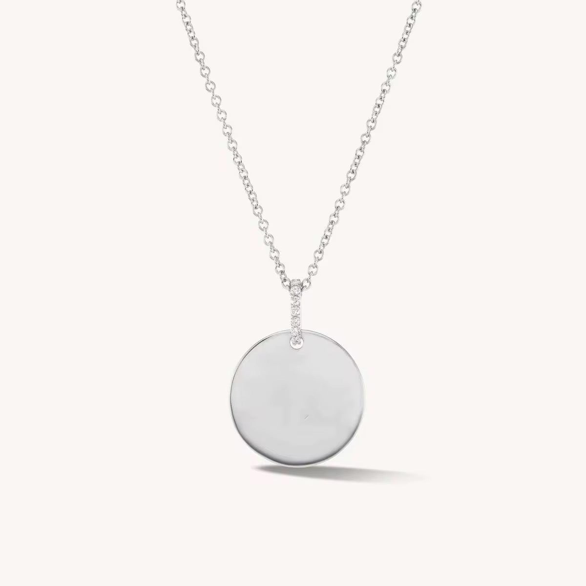 Engravable Disc Tag Pendant