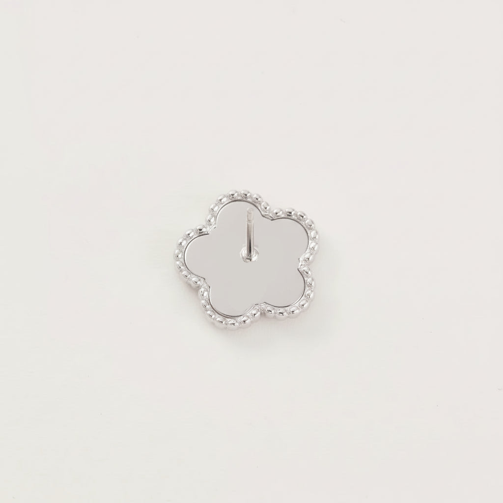 Five-Petal Flower Stud Earrings