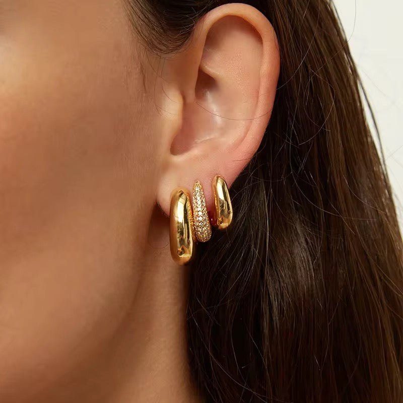 Simple Hoop Earrings