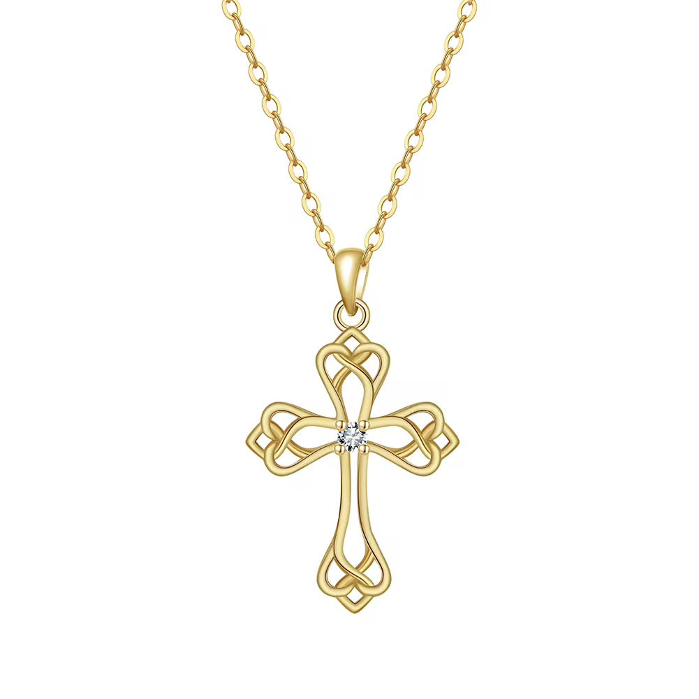 Knot Cross Necklace
