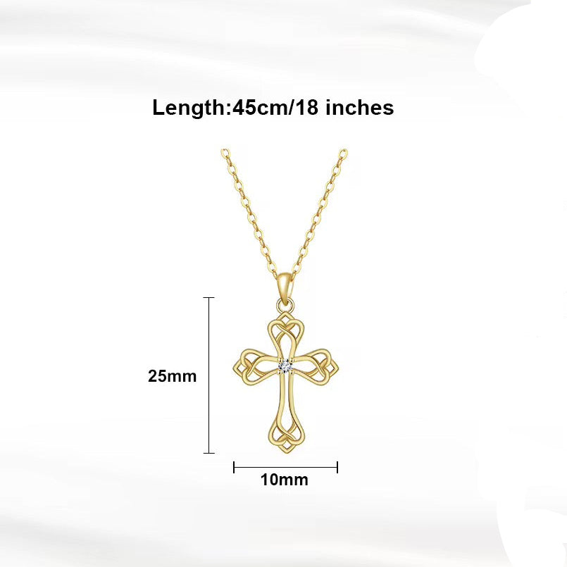 Knot Cross Necklace