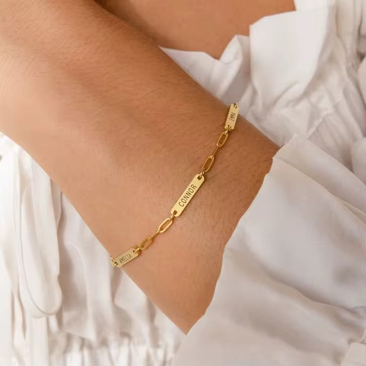 Mini name bar Bracelet