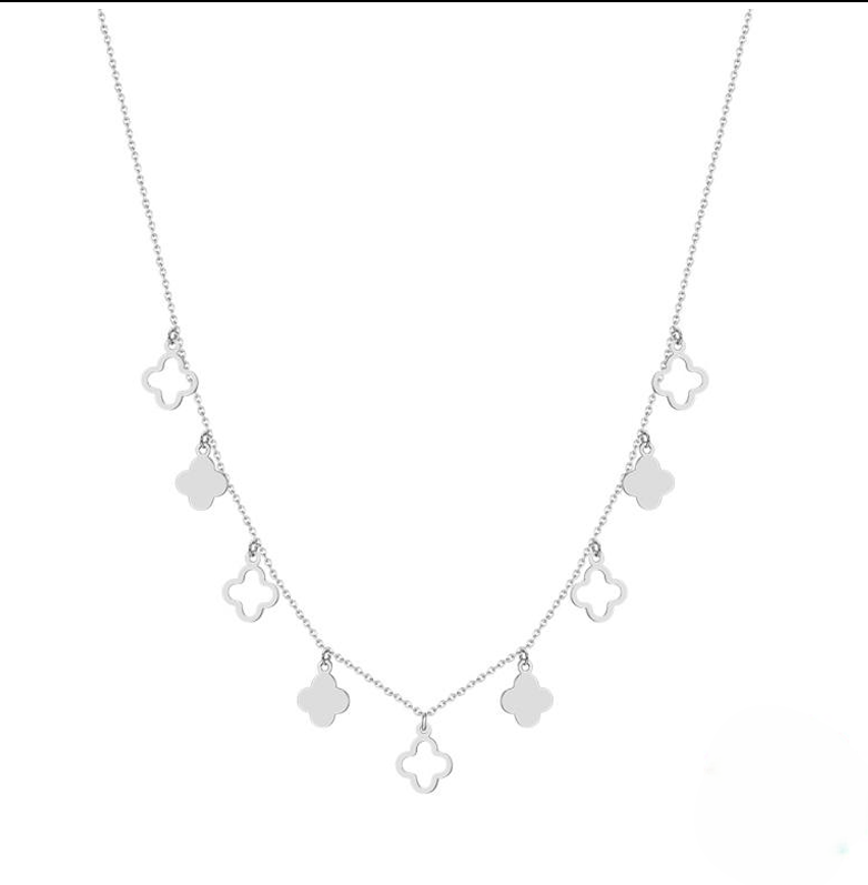 Four Leaf Clover Charm Necklace