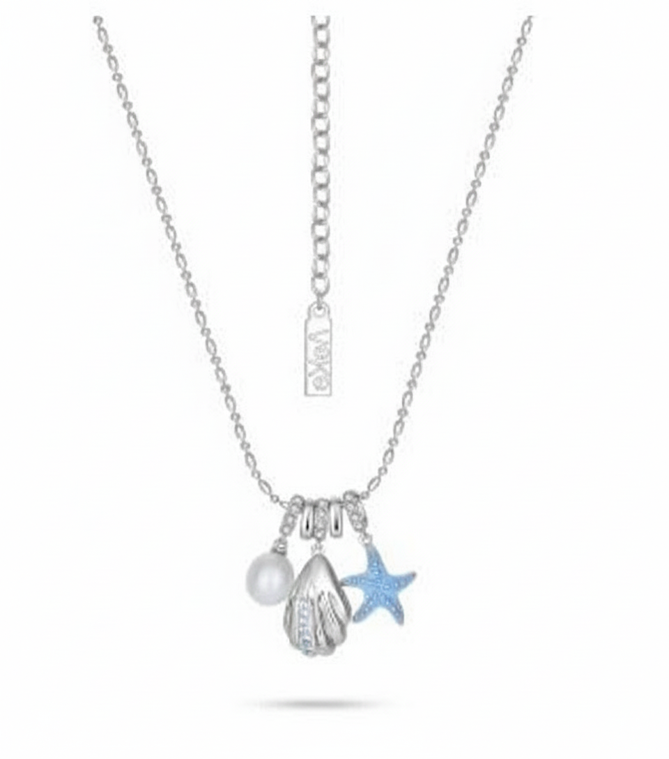 Pearl Seashell Starfish Necklace