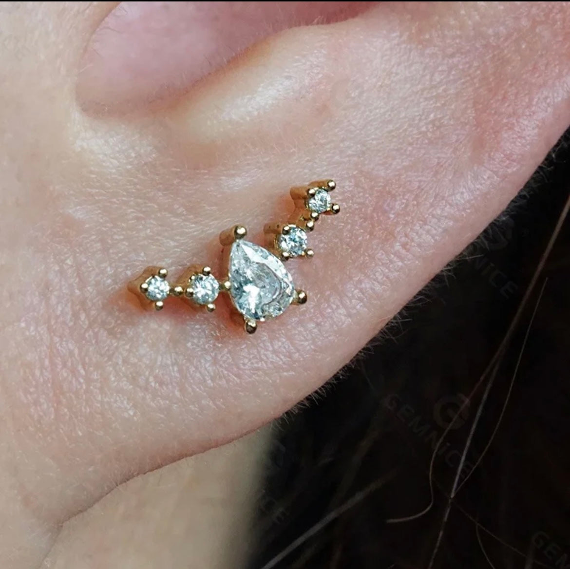 Screw back upper ear image 3