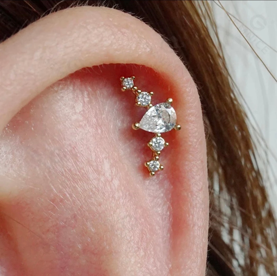 Screw back upper ear image 1