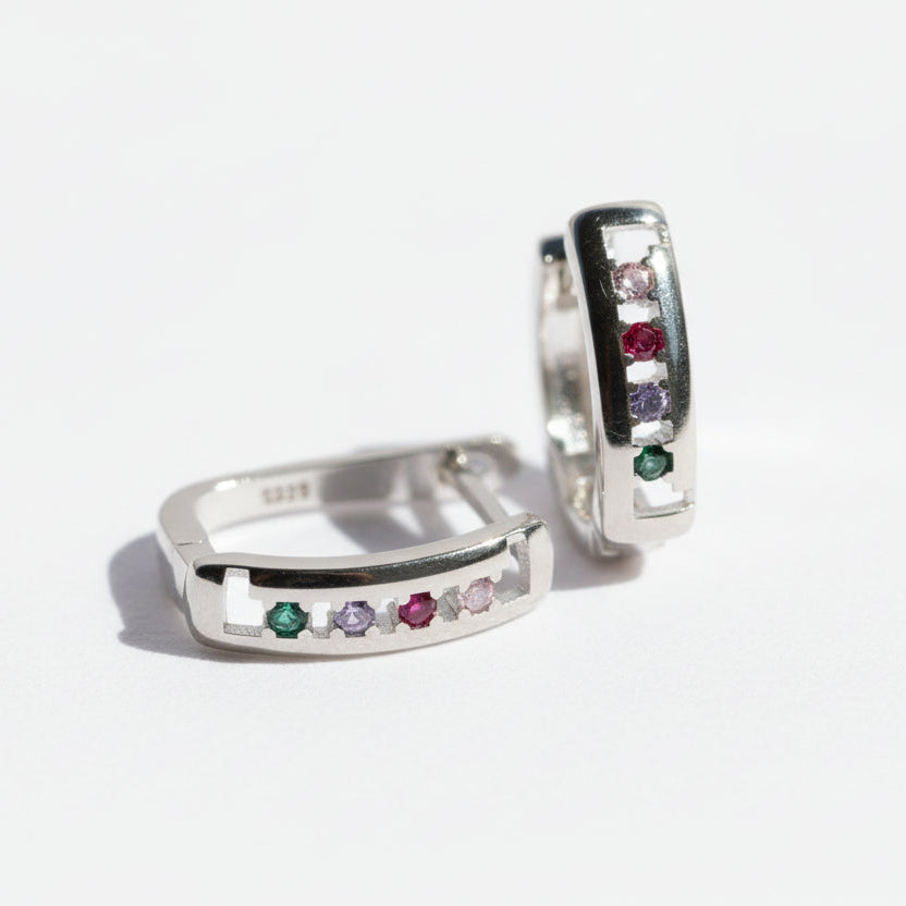 Colorful Stones Earrings image 0